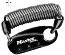Karabińczyk z kablem Master Lock 1551EURDBLK