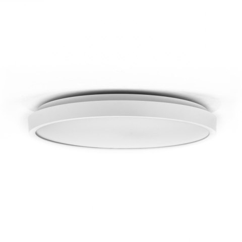 Oprawa sufitowa plafoniera V-TAC 24W LED SAMSUNG CHIP okrągły 35cm natynkowy pilot czujnik ruchu IP44 biały VT-8624S 4000K 2500l