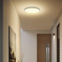 Oprawa sufitowa plafoniera V-TAC 24W LED SAMSUNG CHIP okrągły 35cm natynkowy pilot czujnik ruchu IP44 biały VT-8624S 4000K 2500l