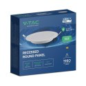 Panel wpuszczany downlight V-TAC 18W LED CREE CHIP okrągły 220x28mm VT-61018CCT 3000K-4000K-6500K 1980lm 6 lat gwarancji