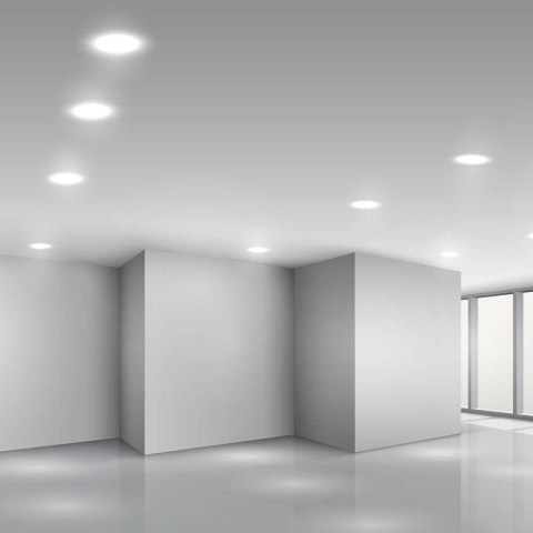 Panel wpuszczany downlight V-TAC 18W LED CREE CHIP okrągły 220x28mm VT-61018CCT 3000K-4000K-6500K 1980lm 6 lat gwarancji
