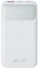 Powerbank Rivacase 10000mAh 22.5W PD 2x USB-C 1x USB-A VA2211 biały + kabel USB-C i Lightning