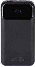Powerbank Rivacase 10000mAh 22.5W PD 2x USB-C 1x USB-A VA2211 czarny + kabel USB-C i Lightning