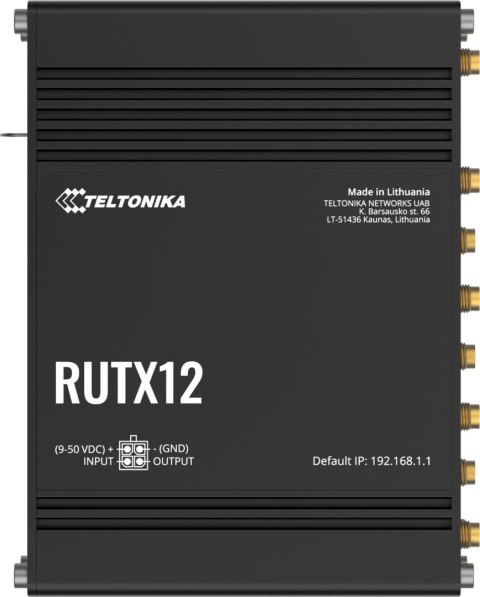 Teltonika RUTX12 router przemysłowy 4G / LTE (RUTX12200000)