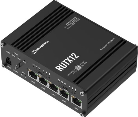 Teltonika RUTX12 router przemysłowy 4G / LTE (RUTX12200000)