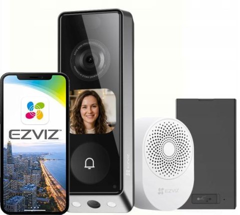 Wideodzwonek Ezviz EP8 Ultra 6MP+2MP Wi-Fi