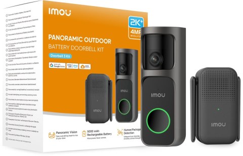 IMOU Dzwonek bezprzewodowy Imou 3 Kit 4MP