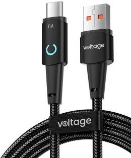 Kabel USB-A / USB-C Voltage PowerAngle 66W PD 100cm czarny