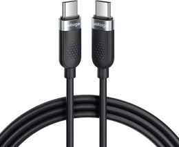 Kabel USB-C / USB-C Voltage Silicone 100W PD 100cm czarny