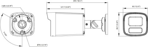 Kamera 4w1 Hikvision DS-2CE12UF3T-LS(2.8mm)