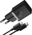 Ładowarka sieciowa Baseus GaN 5 Fast Charger Mini P10110902113-00 30 W USB-C PD 3.0 QC 3.0 + kabel
