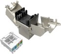 Moduł Keystone beznarzędziowy samozaciskowy SOLARIX Cat.6 STP RJ45