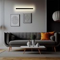 Oprawa ścienna elewacyjna LED linia V-TAC 16W IP65 czarna 100cm VT-1176 4000K 2250lm