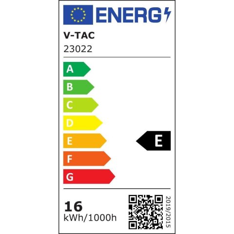 Oprawa ścienna elewacyjna LED linia V-TAC 16W IP65 czarna 100cm VT-1176 4000K 2250lm