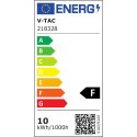 Słupek ogrodowy V-TAC 10W LED IP65 szary 80cm VT-820 3000K 450lm