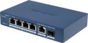 Switch Hikvision DS-3E1506P-EI/M-4P1T1F(O-STD)