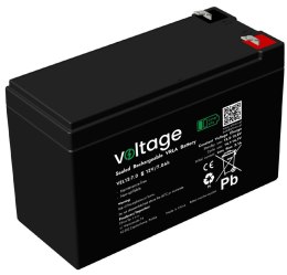 Akumulator AGM Voltage Long Life 12V 7Ah VEL12-7.0 (Żywotność 15 lat)
