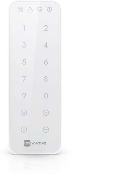 BE WAVE Bezprzewodowa klawiatura dotykowa (biała typ urządzenia AKP-200-W) Smart Keypad W (AKP-200-W)