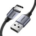 Kabel Ugreen US288 USB-A / USB-C QC 3.0 3A 2m - szary