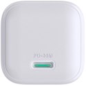 Ładowarka sieciowa Joyroom JR-TCG15 Mini 30W GaN USB-C biała