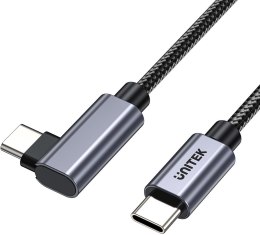 Unitek Kabel USB-C kątowy 90° PD100W 5m