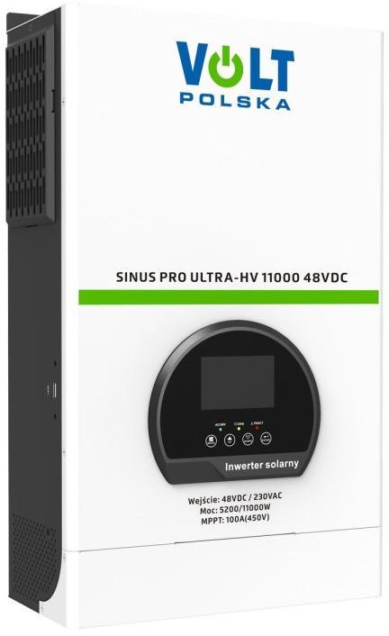 Przetwornica inwerter solarny Volt Polska SinusPro Ultra-HV 11000 48V/230V 5200/11000W 100A MPPT (450V)