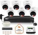 Zestaw monitoringu IP DAHUA 6 kamer IPC-HDW1439V-A-IL 4Mpx